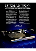 Luxman PX-101-Brochure